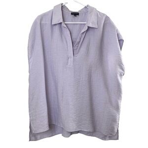 Modern Works Light Purple Sleeveless Blouse - 2X